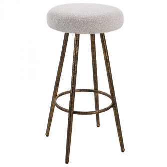 Braven White Fabric Counter Stool (85|23771)