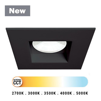 3.5 Inch Square Fixed Downlight in Black (4304|45371-028)