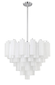 Addis 12 Light Polished Chrome Chandelier (205|ADD-312-CH-WH)