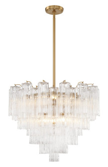 Addis 26.75'' Aged Brass Chandelier (205|ADD-312-AG-CL)