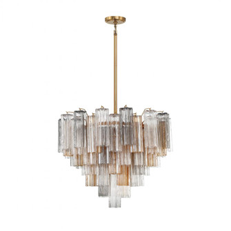 Addis 26.75'' Aged Brass Chandelier (205|ADD-312-AG-AU)