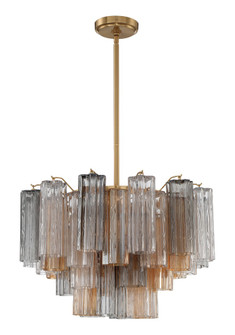 Addis 22'' Aged Brass Chandelier (205|ADD-308-AG-AU)