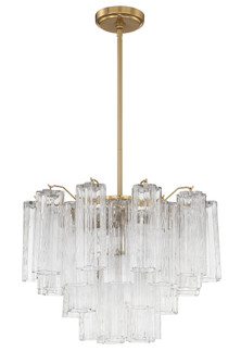 Addis 19.75'' Aged Brass Chandelier (205|ADD-306-AG-CL)