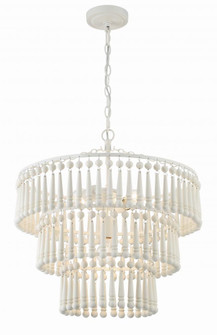 Tiana 20.5'' Matte White Chandelier (205|TIA-7103-MT)