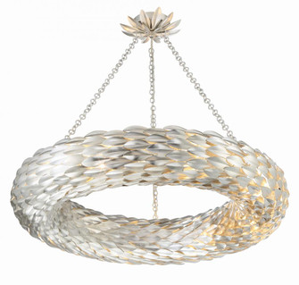 Broche 33.5'' Antique Silver Chandelier (205|538-SA)