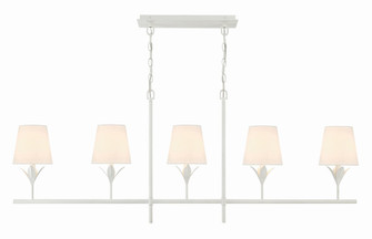 Broche 53.5'' Matte White Linear Chandelier (205|537-MT)
