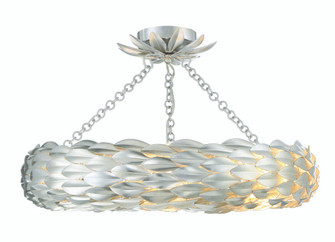 Broche 24'' Antique Silver Semi Flush Mount (205|536-SA_CEILING)