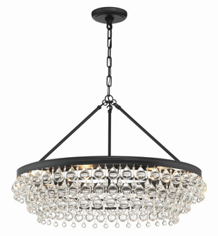 Calypso 30'' Crystal Teardrop Matte Black Chandelier (205|275-MK)