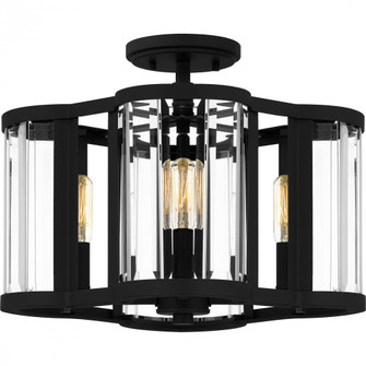 Renee 4-Light Matte Black Semi-Flush Mount Light (26|QSF6193MBK)