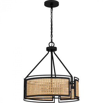 Priya 3-Light Matte Black Pendant Light (26|PYA2818MBK)