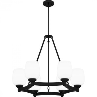 Penning 6-Light Matte Black Chandelier (26|PNG5028MBK)
