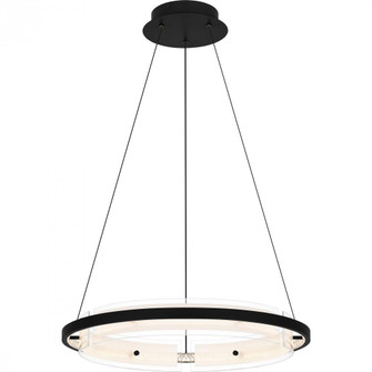 Malik Integrated LED Matte Black Pendant Light (26|PCMLK2820MBK)