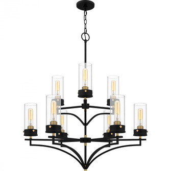 Hillside 9-Light Matte Black Chandelier (26|HLS5031MBK)