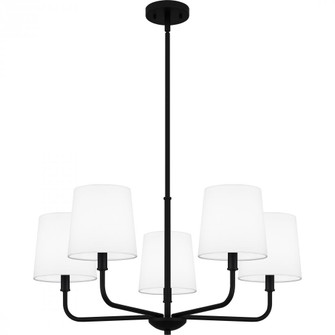 Gallagher 5-Light Matte Black Chandelier (26|GGR5028MBK)