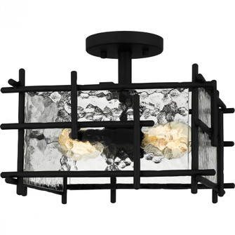 Daphne 2-Light Matte Black Semi-Flush Mount Light (26|DPN1713MBK)