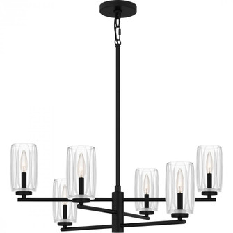 Cunningham 6-Light Matte Black Chandelier (26|CUN5026MBK)