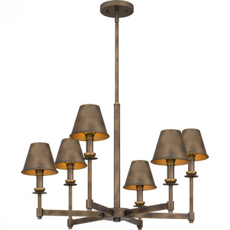 Cross 6-Light Statuary Bronze Chandelier (26|CRO5026SU)