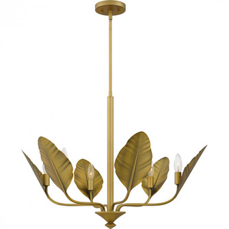 Bayley 6-Light Aged Brass Chandelier (26|BAY5028AB)