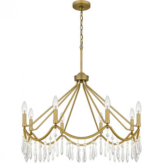 Airedale 8-Light Aged Brass Chandelier (26|AID5030AB)