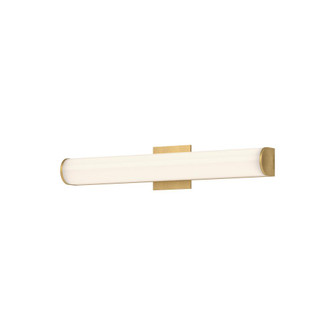 Longitude 24-in Brushed Gold Damp-Rated Dimmable LED Vanity Light (461|VL61224-BG)