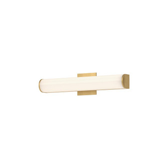 Longitude 20-in Brushed Gold Damp-Rated Dimmable LED Vanity Light (461|VL61220-BG)