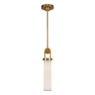 Wynwood 15-in Vintage Brass/Glossy Opal 1 Light Socket Pendant (7713|PD355015VBGO)