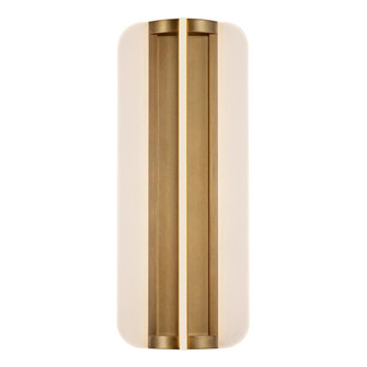Anders 17-in Vintage Brass Damp-Rated Dimmable LED Wall/Vanity Light (7713|WV336717VB)