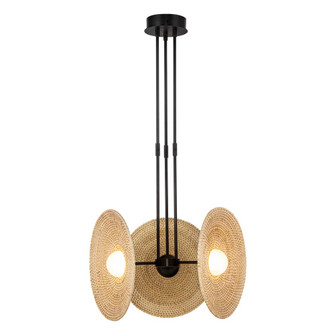 Harbour 18-in Urban Bronze/Woven LED Pendant (7713|PD350318UBWO)