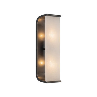 Abbott 15-in Alabaster 2 Lights Damp-Rated Wall/Vanity Light with Alabaster Lens (7713|WV327015UBAR)