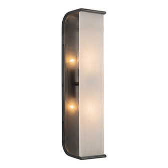 Abbott 19-in Urban Bronze/Alabaster 2 Lights Wall/Vanity (7713|WV327019UBAR)