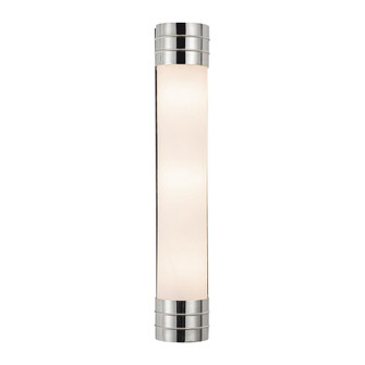 Willard 24-in Polished Nickel/Opal Matte Glass 3 Lights Damp-Rated Wall/Vanity Light (7713|WV348224PNOP)