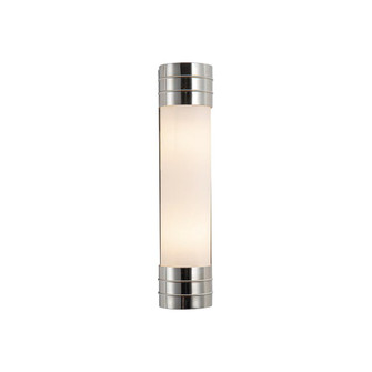 Willard 18-in Polished Nickel/Opal Matte Glass 2 Lights Damp-Rated Wall/Vanity Light (7713|WV348218PNOP)