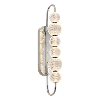 Marni 28-in Polished Nickel Damp-Rated Dimmable LED Wall/Vanity Light (7713|WV321628PN)