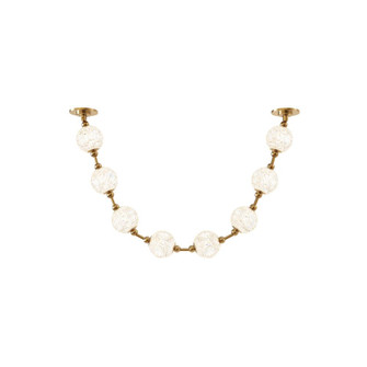 Marni 8 Head Natural Brass LED Pendant (7713|PD321708NB-RT)