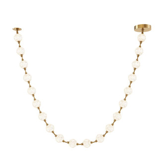 Marni 12-ft Natural Brass Dimmable LED Pendant (7713|PD321720NB)