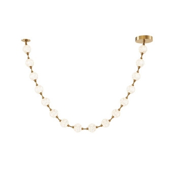 Marni 9.5-ft Natural Brass Dimmable LED Pendant (7713|PD321716NB)