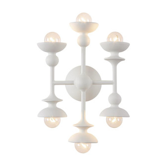 Cadence 11-in Antique White 6 Lights Damp-Rated Wall/Vanity Light (7713|WV328611AW)