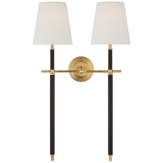 Bryant Large Wrapped Double Tail Sconce (279|TOB 2584HAB/CHC-L)