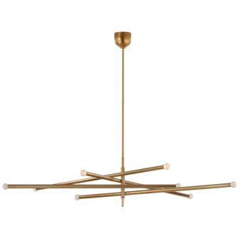 Rousseau Oversized Eight Light Articulating Chandelier (279|KW 5595AB-ECG)