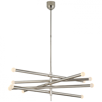 Rousseau Grande Ten Light Articulating Chandelier (279|KW 5587PN-ECG)