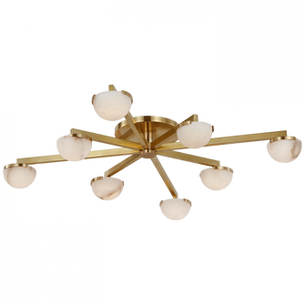 Pedra Large Staggered Arm Flush Mount (279|KW 4622AB-ALB)