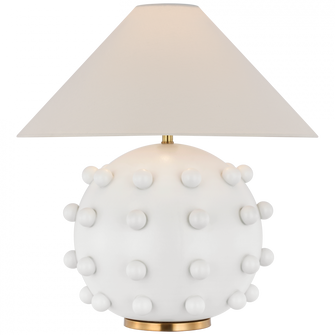 Linden Medium Orb Table Lamp (279|KW 3027PW-L)