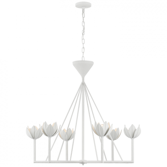 Alberto Large Low Ceiling Chandelier (279|JN 5008PW)