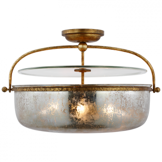 Lorford Large Semi Flush Lantern (279|CHC 4272GI-MG)