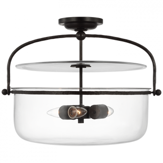 Lorford Medium Semi-Flush Lantern (279|CHC 4270AI-CG)