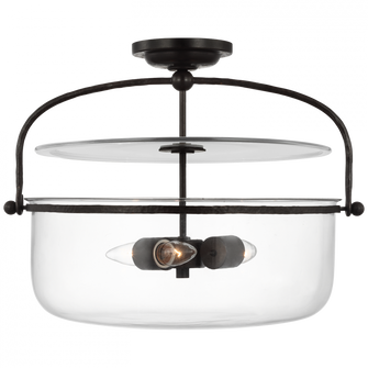 Lorford Medium Semi-Flush Lantern (279|CHC 4270AI-CG)