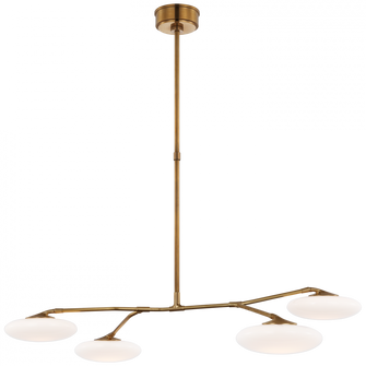 Brindille Large Four Light Chandelier (279|CD 5014SB-WG)