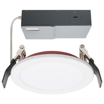10 Watt LED; Fire Rated 4 Inch; Direct Wire Downlight; Round Shape; White Finish; CCT Selectable (27|S11868)