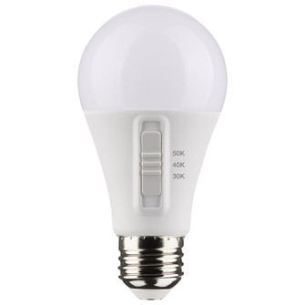14 Watt A19 LED; Medium Base; CCT Selectable; White Finish; 90 CRI; 120 Volt; 4 Pack (27|S11777)