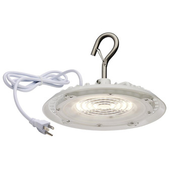60 Watt; Hi-Pro Shop Light with Plug; 8'' Dia.; 4000K; White Finish; 120 Volt (81|65/971)